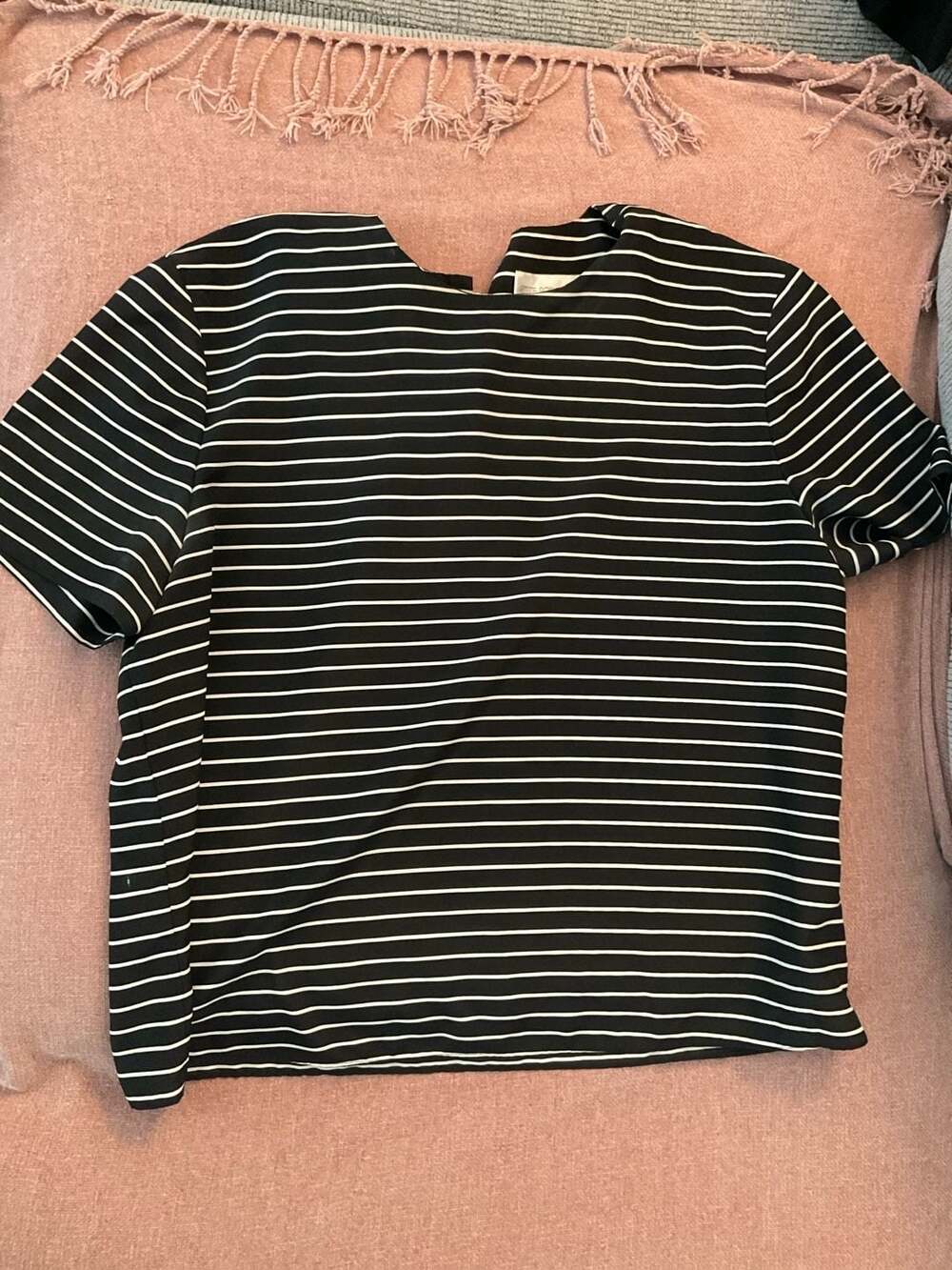 Vintage Petite Sophisticate & Co. Black and White Striped